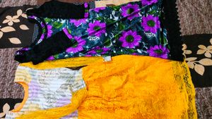 Vibrant Abstract Print Kurta Set