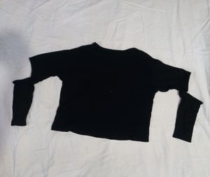 Roadster Women's Korean Black Crop Top