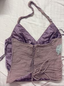 y2k star lilac corset