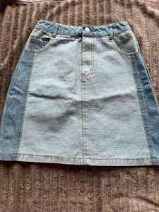 Denim Mini Skirt