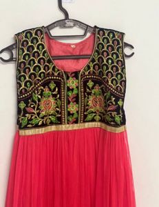 Beautiful Embroidered Ethnic Gown