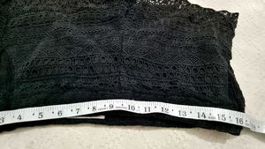Very Cute Crop Top With Net Shorts
