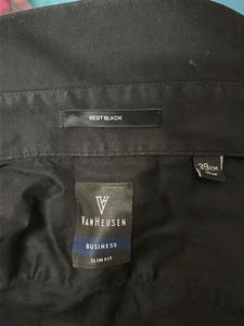 VANHEUSEN slim fit shirt best black