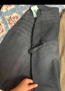 Baggy Jeans Grey Colour Brand New