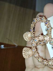 Exquisite Floral Jhumka Earrings