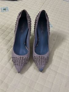 Studded Pointed Toe Heels
