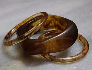 Vintage Amber-Colored Bracelet