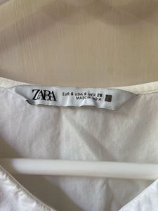 White Blouse with Embroidered Collar &amp; Cuffs