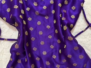 Vintage Halter Neck Banarsi Kurti