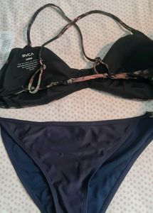 Sexy blue bikini set