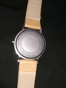 Stylish Cream Strap Watch ( Not Working)