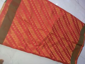 orange saree