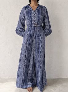 Boho Print Wide Leg Karina Jumpsuit