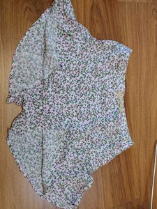 Floral Print Mini Shorts