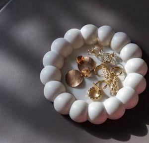 Decorative bubble Trinket Dish