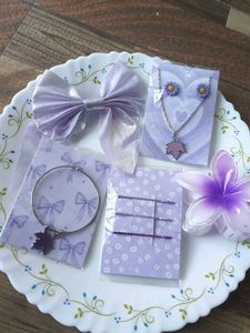 purple colour a new hair accessories