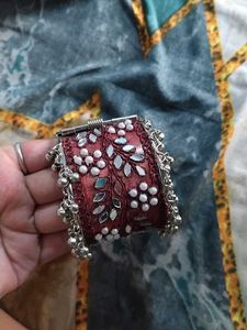 Embellished Bangle Bracelet with Bells