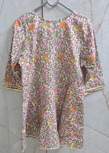 Floral Print Kurta