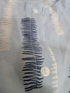 Light Blue Printed Kurta