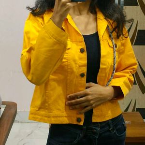 Yellow Denim Jacket