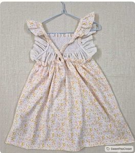 Zara Floral Smocked Dress