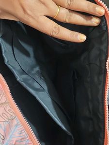 Puma Pink Floral Duffle Bag