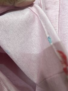 Cute Pink Floral Ruffle Top