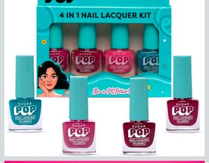 SUGAR POP 4 in 1 Nail Lacquer Kit | Chip-resistant