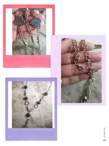 New Fancy Metallic Belt &amp; Long Neckpiece Set