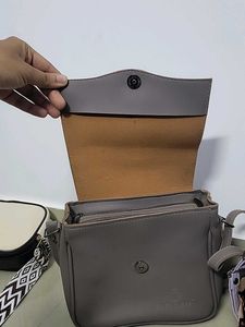 Ted Baker Lavender Shoulder Bag &amp; Grey Bow Ba