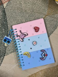 Cute Pastel Stitch Notebook