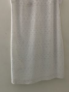 White Net Bodycon