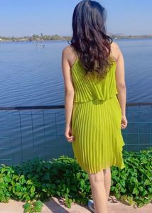 Sale!!!Sassafras Lime Green Dress