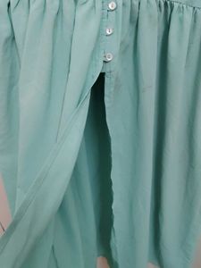 Embroidered Teal Maxi Kurta