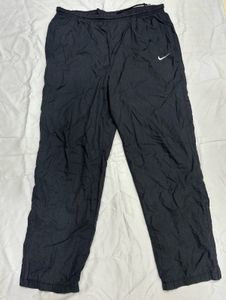 Nike Black Vintage Windbreaker Track Pants | Baggy
