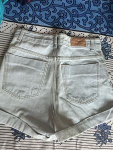 Light Wash Denim Shorts