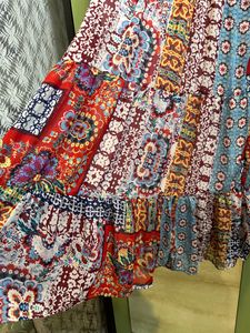 Only Multicolor Printed Midi Dress