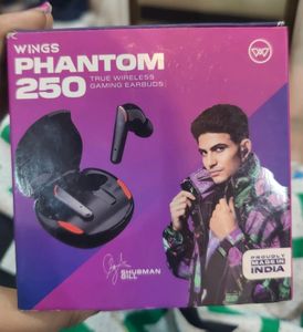 Wings Phantom 250 . True Wireless Gaming Earbuds.