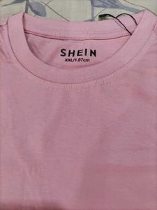SHEIN Pink T-Shirt