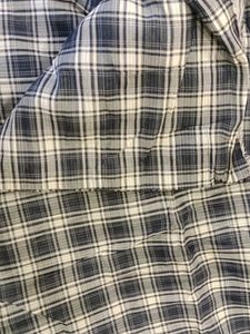 cloth unstitched , blue check 🔵 100 per meter