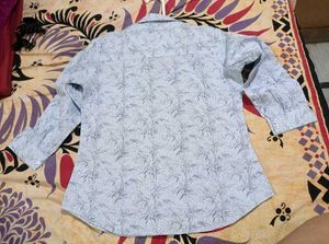 Printed Casual Shirt –Bamboo Leaf Design