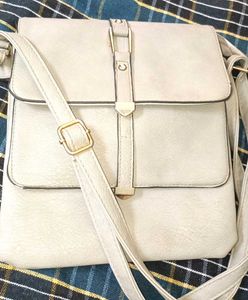 Dubai Stylish Cream Crossbody Bag