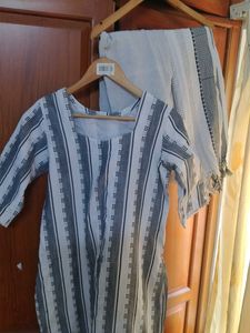 Grey's strips cotton with lining stitched suits