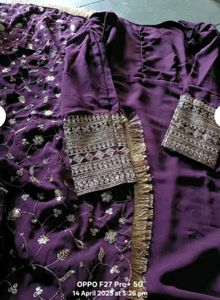 Elegant Purple Kurta Set with Dupatta