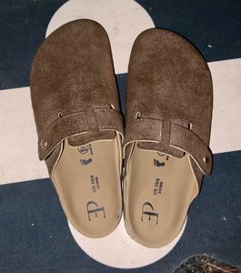 suede slipper