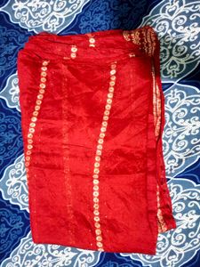 Red Floral Kurta