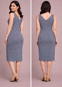Stylish Sleeveless Geometric Print Dress