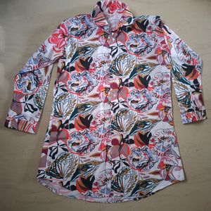 Floral Print Long Sleeve Shirt