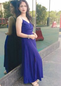Elegant Royal Blue Maxi Dress
