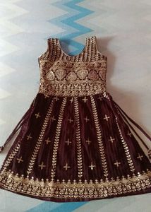 Embellished Velvet Lehenga Choli